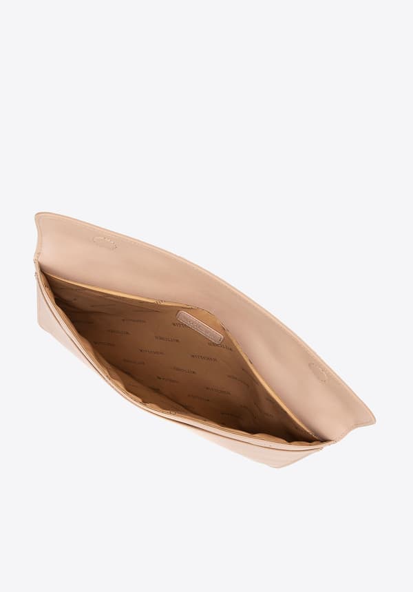 Wittchen Herr 13-tums datorfodral i imitationsläder beige