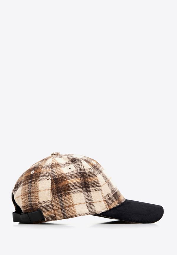 Wittchen Herr brun och beige keps, brun och beige polyester