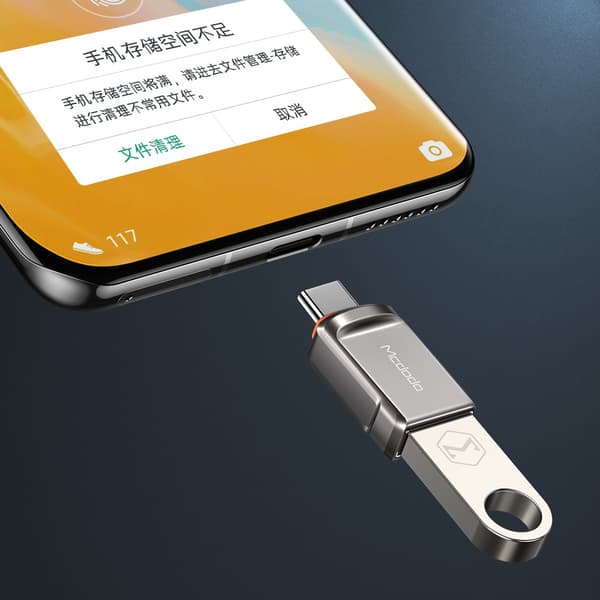 MCDODO ADAPTER USB-A 3.0 TILL USB-C TILL USB TYP C 3A 5GBPS OTG