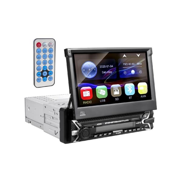 AUDIOCORE AC9100 LCD 7" bilradio, rød