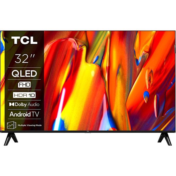 TCL 32V5C QLED 32'' Full HD Android TV Dolby Digital Plus DVB-T2 musta