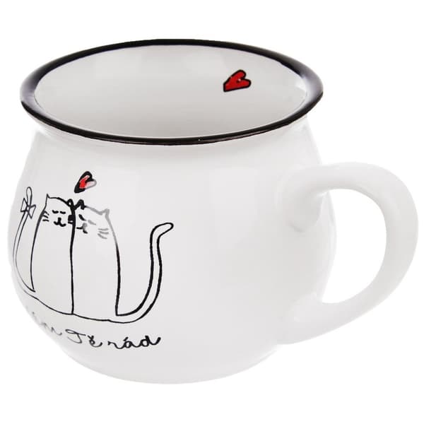 Keramisk krus 300 ml 4 stk.