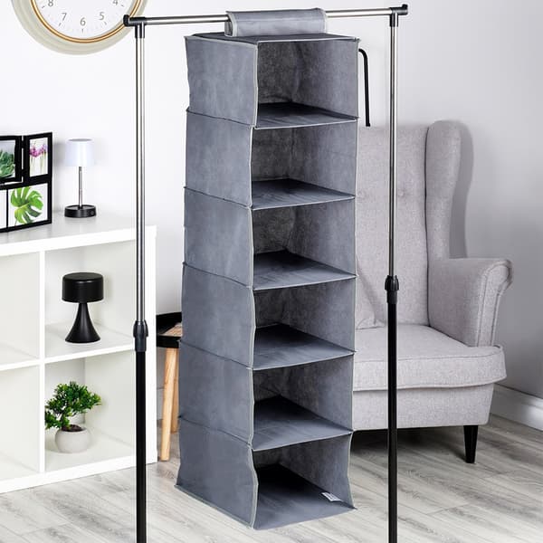 Riippuva kaappiorganizeri 6 hyllyä