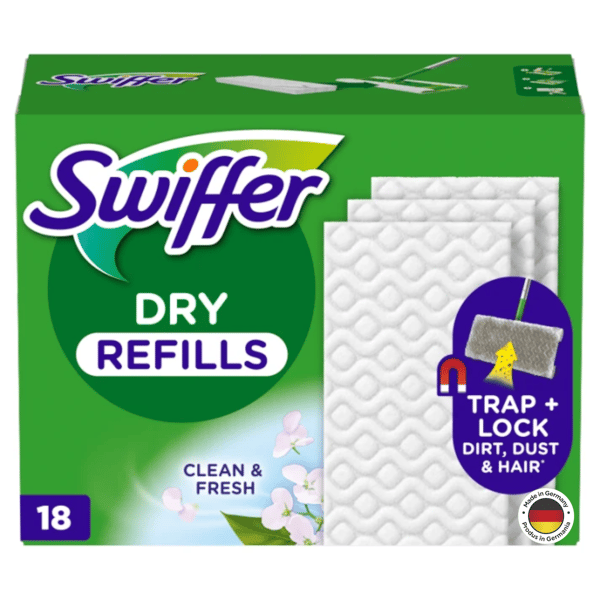 SWIFFER torra våtservetter mopprefill 18 st