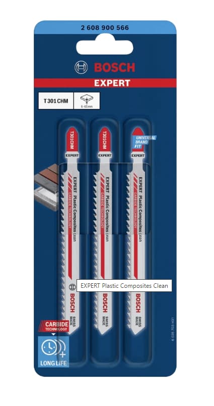 BOSCH-SAHANTERÄ T301CHM 3 kpl.