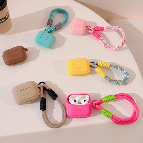 TECH-PROTECT SILIKONEREB APPLE AIRPODS PRO 1/2 CAFFE LATTE