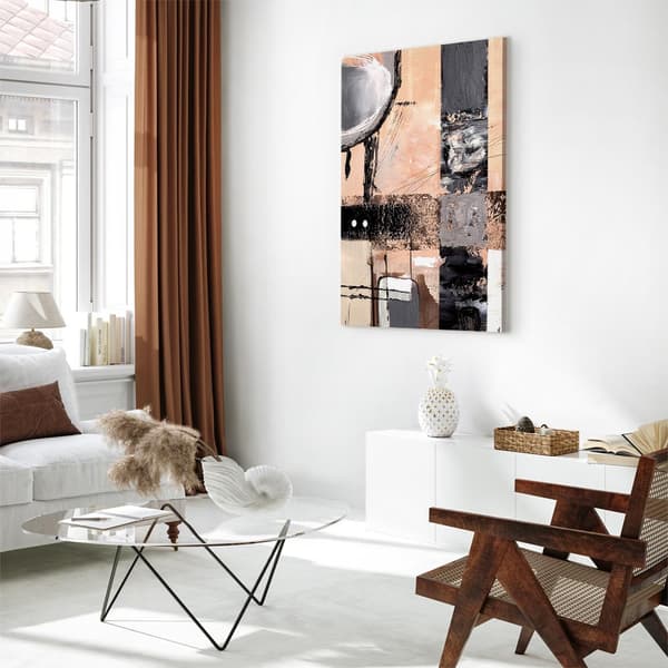 Billede - Fortryllede visioner (1-delt) - kunstnerisk baggrund i abstrakt form