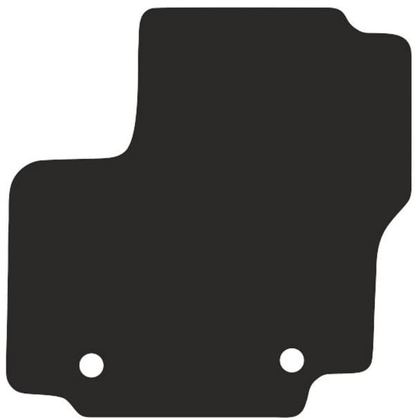 polyamid førermåtte til: Ford Galaxy MK2 minivan 2006-2011 gummibelagt førermåtte