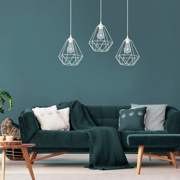 KORGHÄNGLAMPA 1 E27 VIT MILAGRO MLP7213