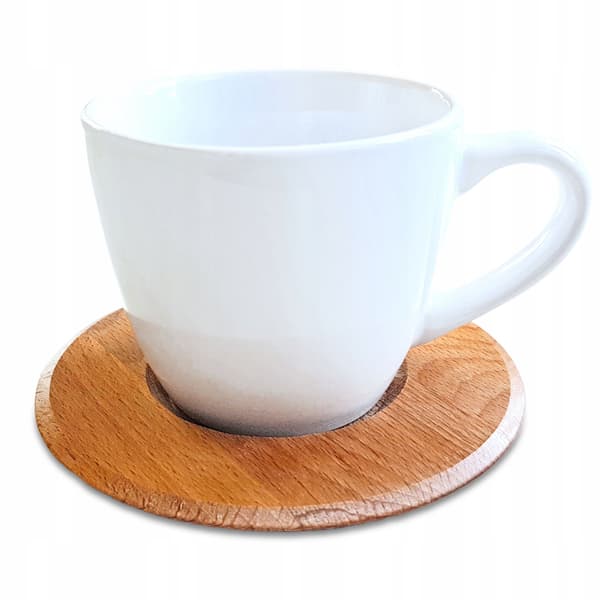 Kaffekopp med underskål i porslin 220 ml