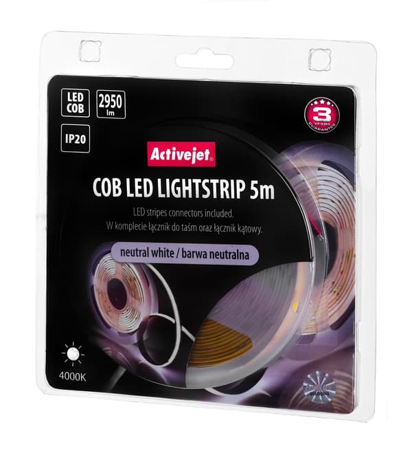 COB LED-nauha 5m neutraali väri IP20
