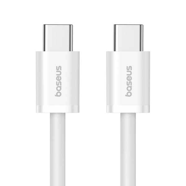 Baseus Superior Series II USB-C Kabel - USB-C 30W 480Mb/s 2m - Hvid