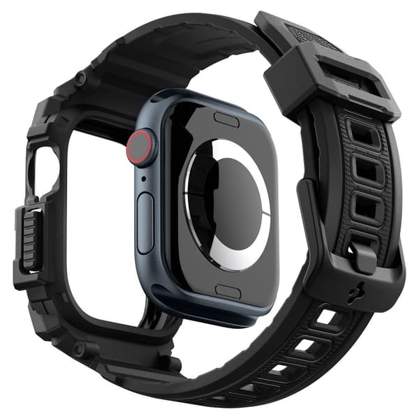SPIGEN RUGGED ARMOR PRO APPLE WATCH 10 (42 MM) MATTSVART