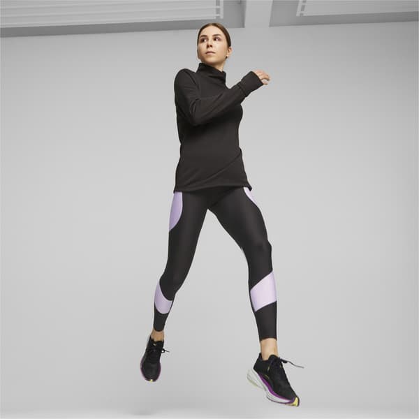 Puma RUN MICRO FLEECE 1/2 ZIP dame sweatshirt sort 52405501 r L