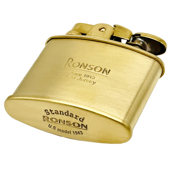 RONSON NOSTALGIA GULD SATIN Bensin tändare