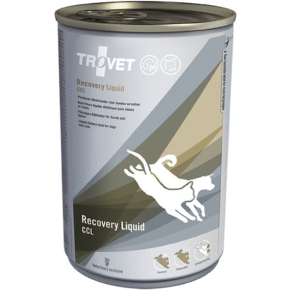 TROVET Recovery Liquid CCL vådfoder til hunde og katte 6x400g