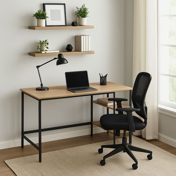 FALUN MODERN OAK loftdatorbord