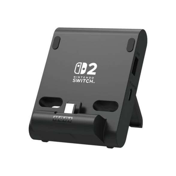 HORI NSX-002E Dual USB PlayStand til Nintendo Switch 2 Sort
