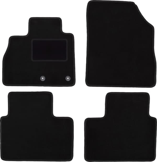 Velourmattset för Renault Scenic IV minivan (2016-)