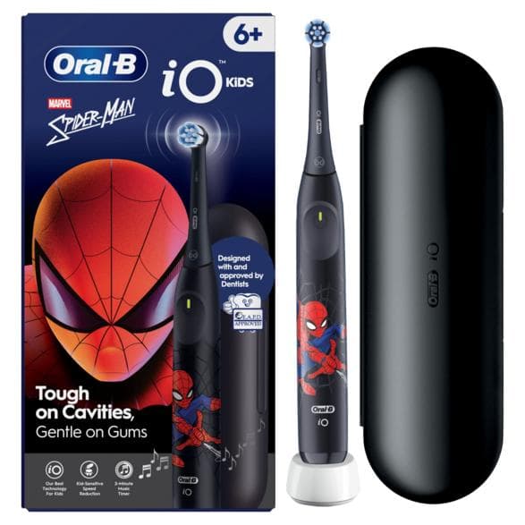 ORAL-B iO Marvel Spiderman Magnetisk Tandbørste + Etui Sort