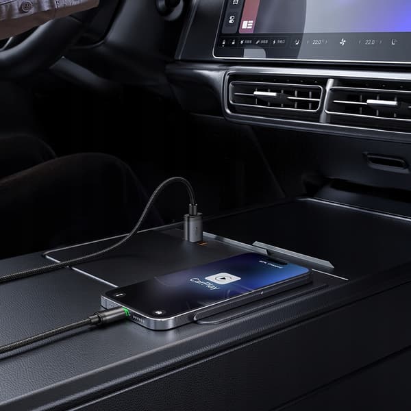 MCDODO Oplader USB Lightning Kabel Hurtig Opladning til iPhone 1M LED