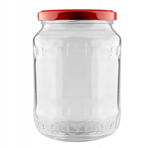 8x 720ml glaskrukker til marmelade, honning, syltetøj, agurker, svampe