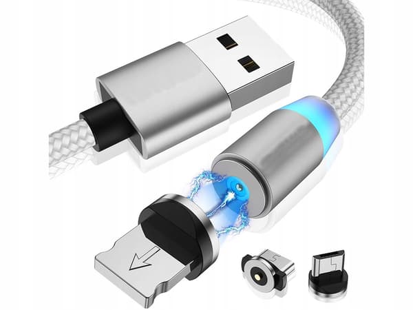 Magnetisk USB-kabel Silver (200) / 300 GAB_A