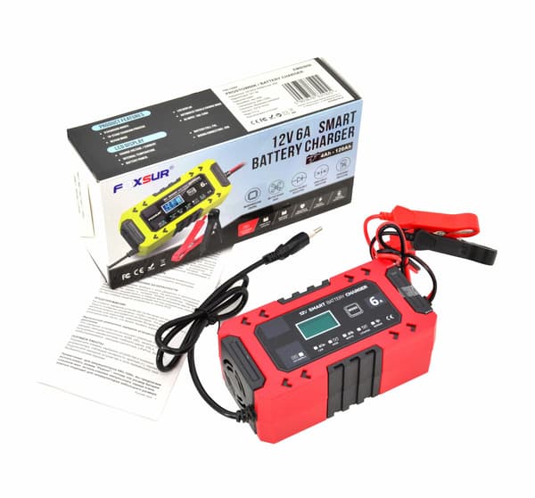 EM-LIKRIKTARE FOXSUR 12V 6A LCD