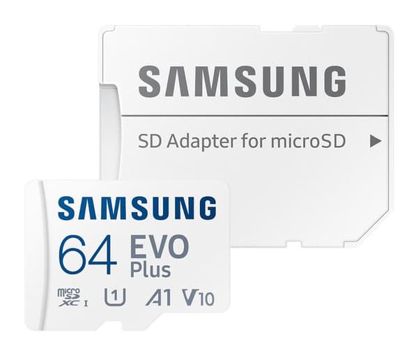 SAMSUNG EVO Plus (2024) 64GB MicroSDXC + adapter