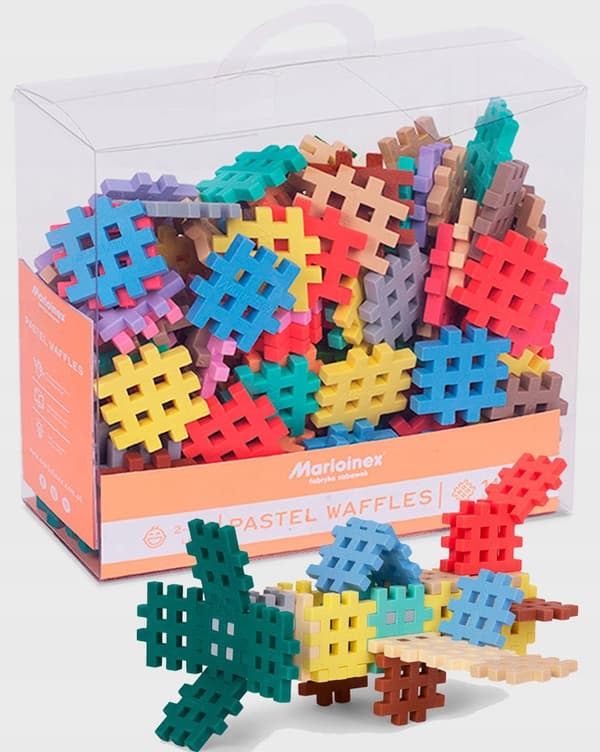 VÅFFELBLOCKS MINI PASTELLVÅFFLOR 140 st Marioinex