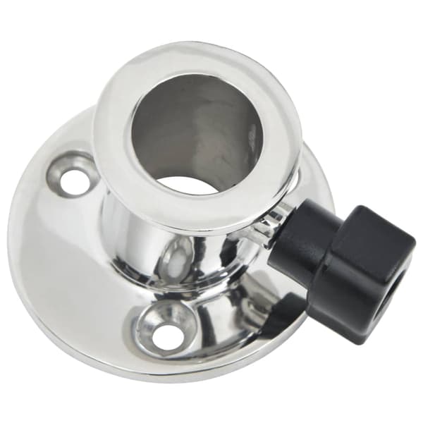 vidaXL Runda Biminitoppbaser, 2 st, 26 mm rör, stål