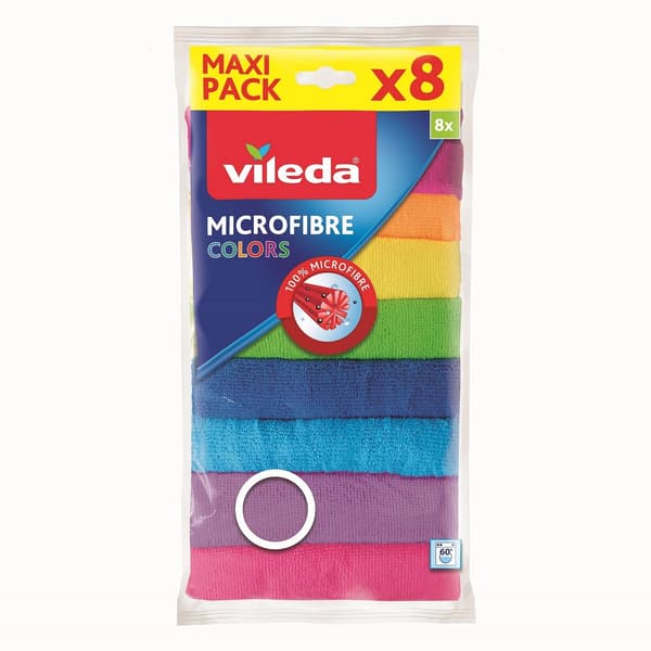185975 Vileda Mikrofiberduk Färg 8