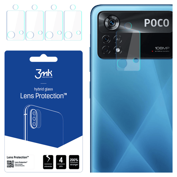Xiaomi POCO X4 Pro 5G - 3mk linsskydd
