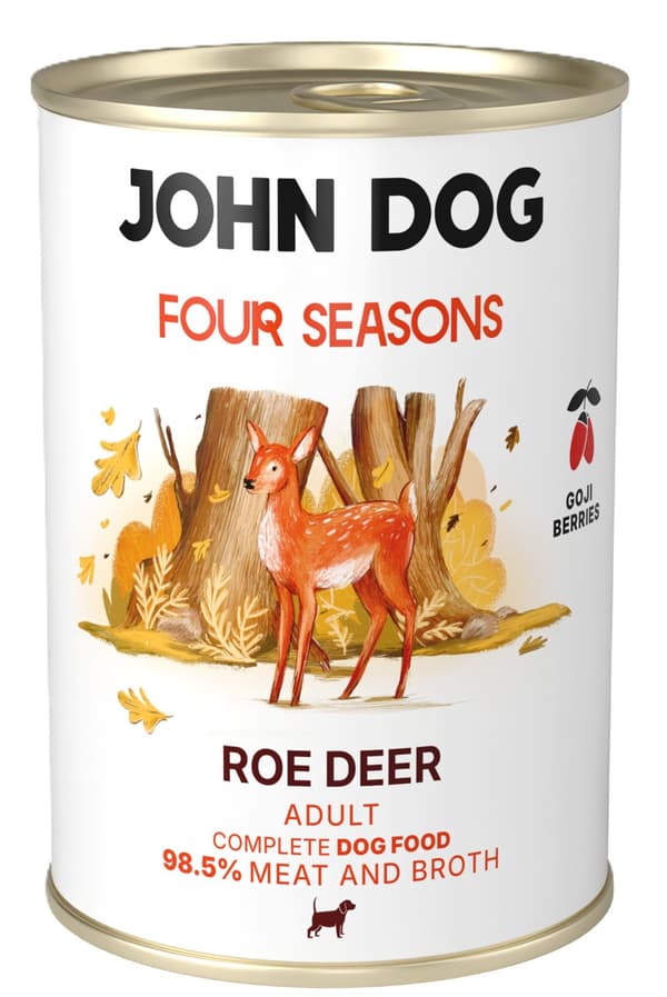 John Dog | Four Seasons | Vådfoder til hunde - Sarna 400g
