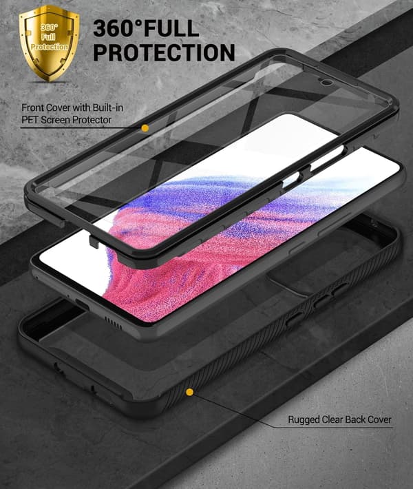 SORT BUMPER ETUI TIL SAMSUNG GALAXY A53 5G