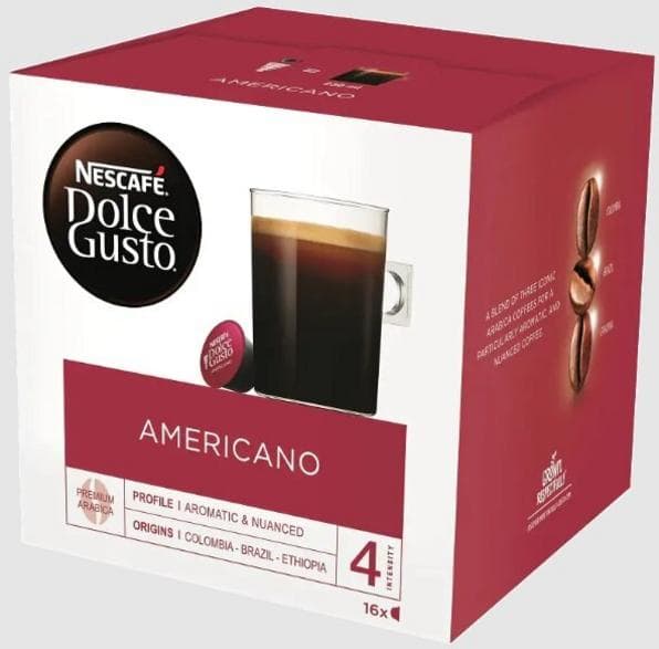 NESCAFE DOLCE GUSTO Americano kapselit 16 kpl.