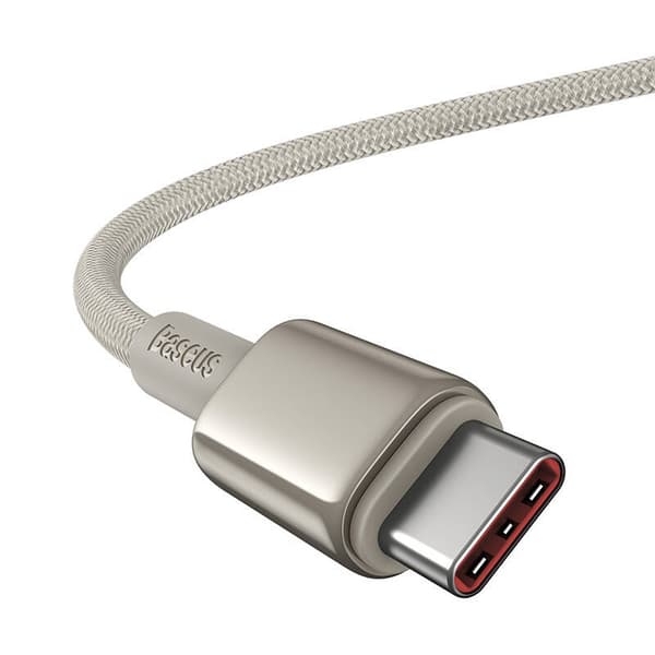 Baseus Tungsten Gold USB-C - USB-C -kaapeli, 100W, 1m (kulta)