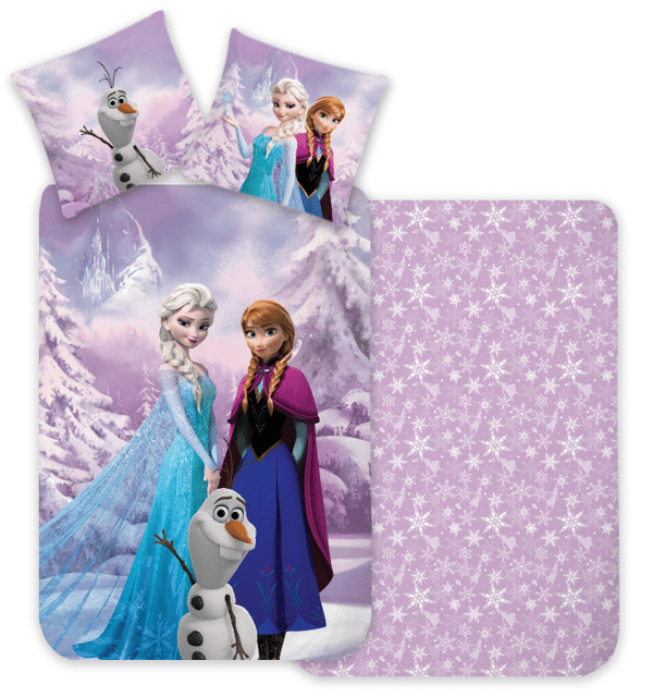 Frost bomullssängkläder 100x135 Anna och Elsa