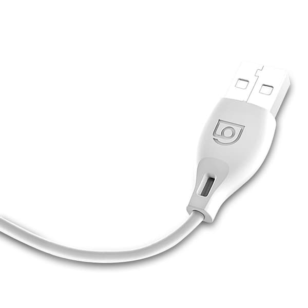 Dudao USB Typ C 2.1A 1m vit kabel (L4T 1m vit)