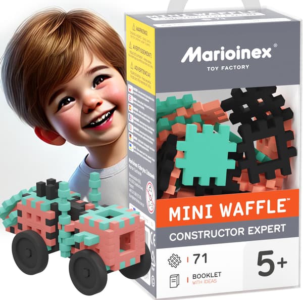 MARIOINEX Mini Waffle CONSTRUCTOR EXPERT 71 el.