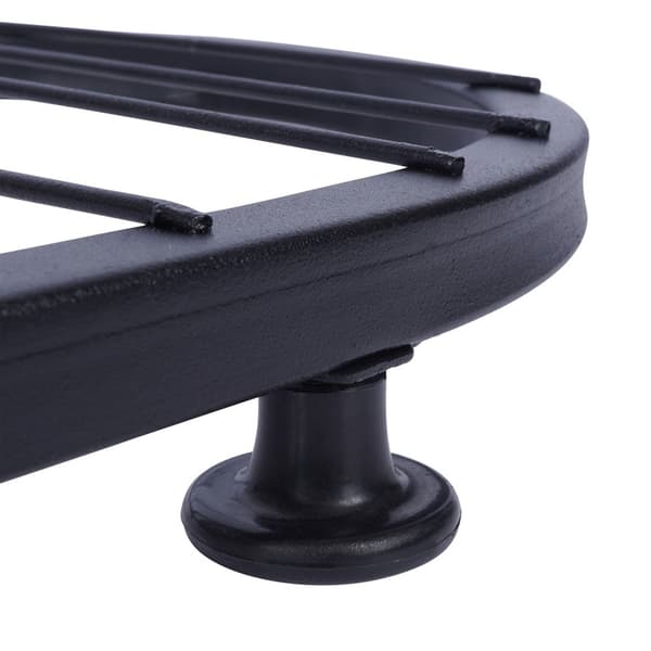 Blomsterstand metal sort 5-niveauer 84,5 cm