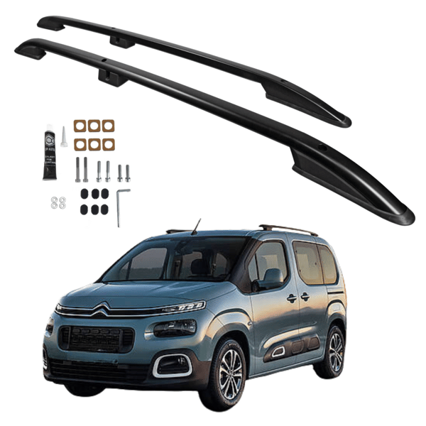 TAKRELADE BERLINGO DOBLO COMBO PARTNER PROACE CITY lång L2 SVARTA