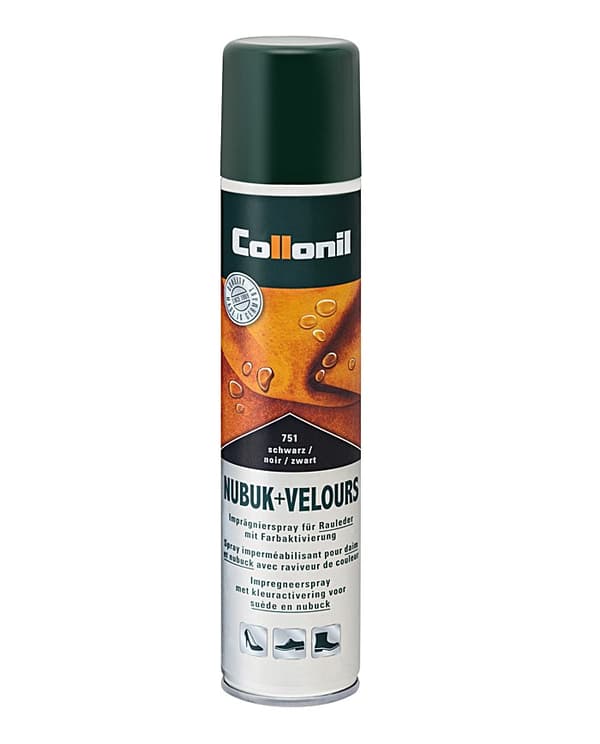 Collonil Nubuck + Velour 200 ml skoimprægnering mørkegrå