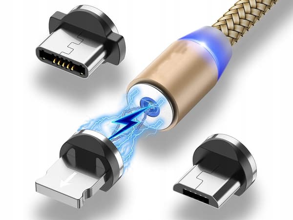Magnetisk USB-kabel Guld (200) GAB_A
