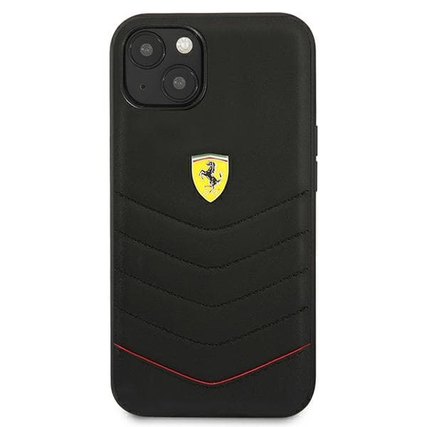 Ferrari FEHCP13SRQUK iPhone 13 mini 5.4 sort/sort hårdt cover Off Track Quiltet