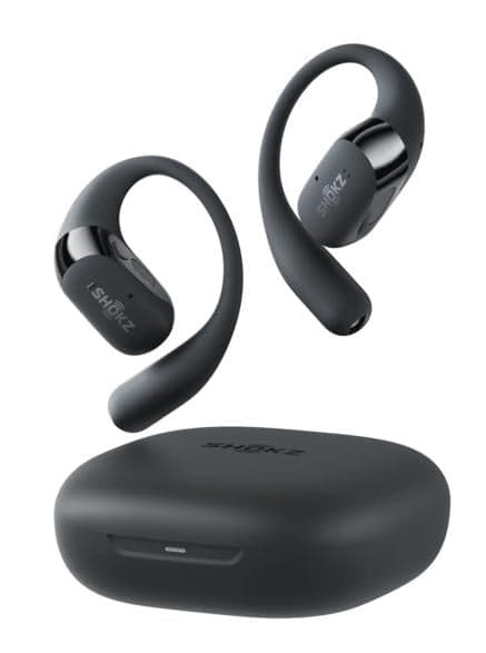Trådløse hovedtelefoner SHOKZ OpenFit 2+ Sort