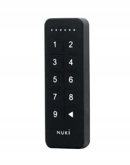 Nuki Keypad Smart Tangentbord Svart, IP65, Bluetooth 5.0
