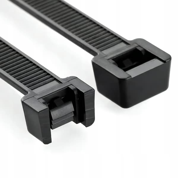 100x kabelbindere sorte 4,8 x 500 mm op til 22 kg