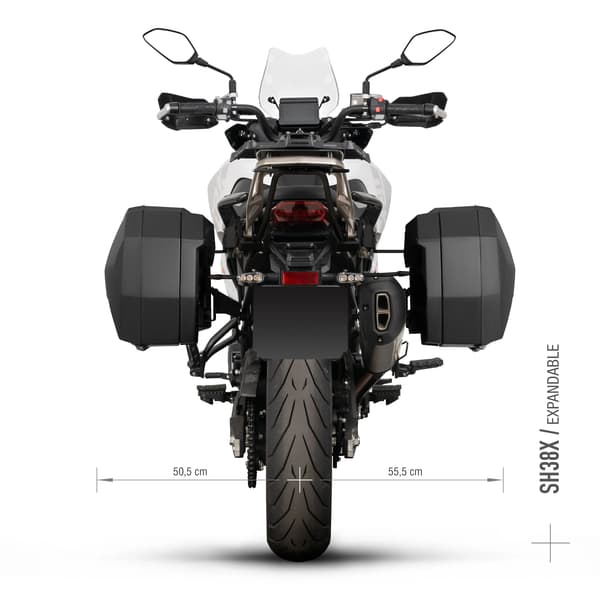 Shad 3-delt sidekasseramme til Benelli TRK 702