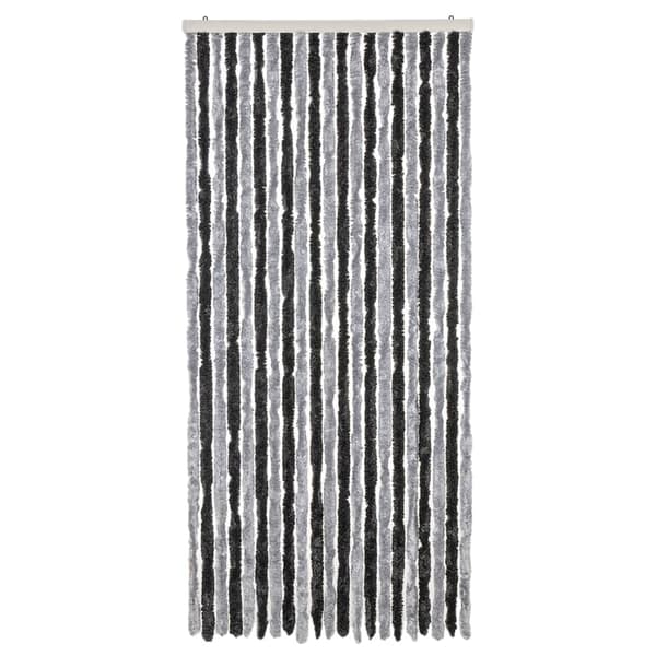 vidaXL Hyttysverkko harmaa ja musta 90x220 cm Chenille